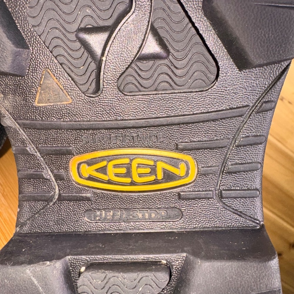 KEEN Work Boot Men 14D Black Utility Portland 6" KBF Waterproof Carbon-Fiber Toe - Picture 10 of 15